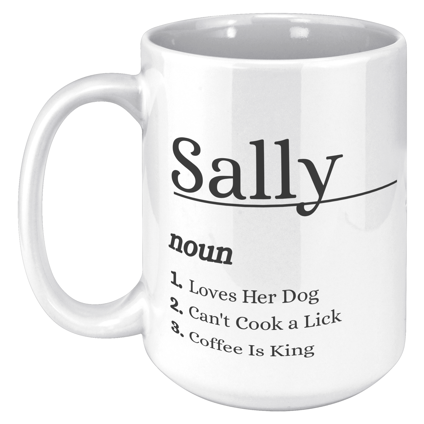 Personalize Name & Noun | 15oz White Mug