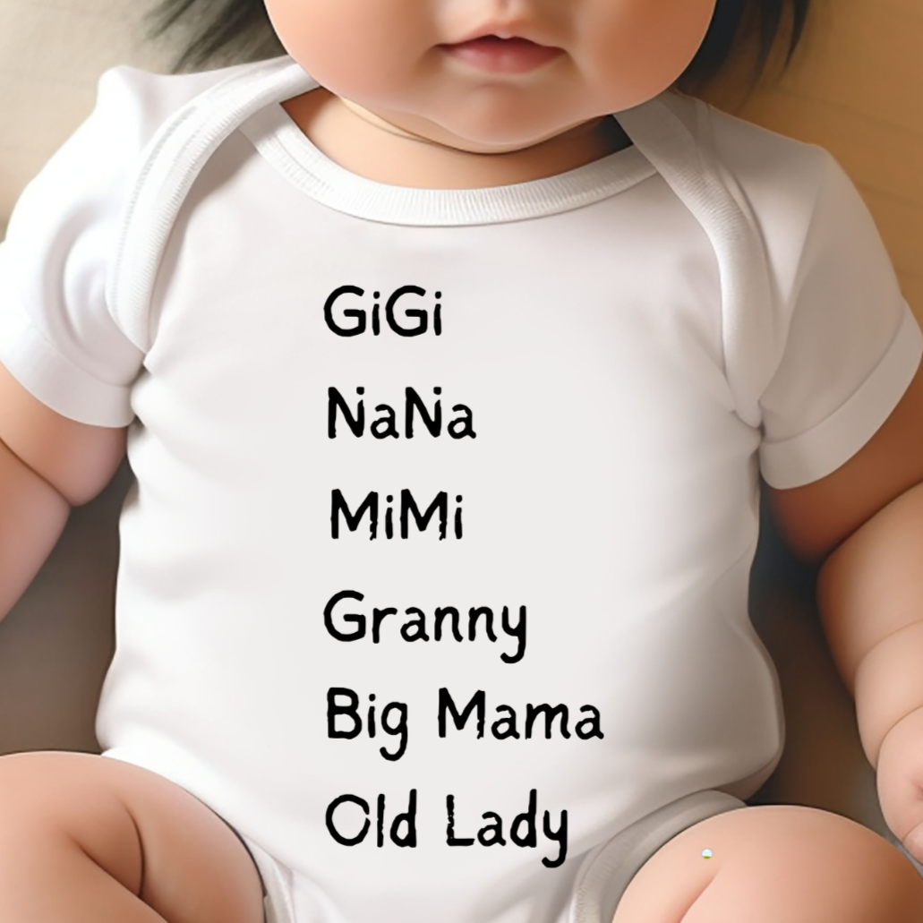 Family Names For Baby Onsie | Infant | MOM BRUH| Onsies