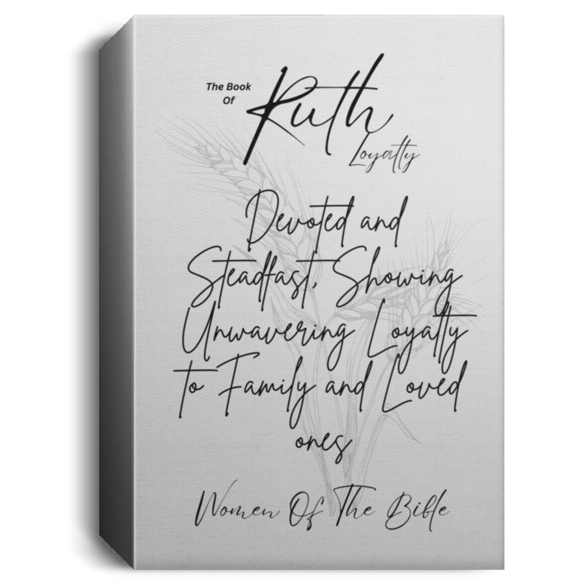 Canvas Portraits | Women of the Bible| Inspirational Attribute Quotes