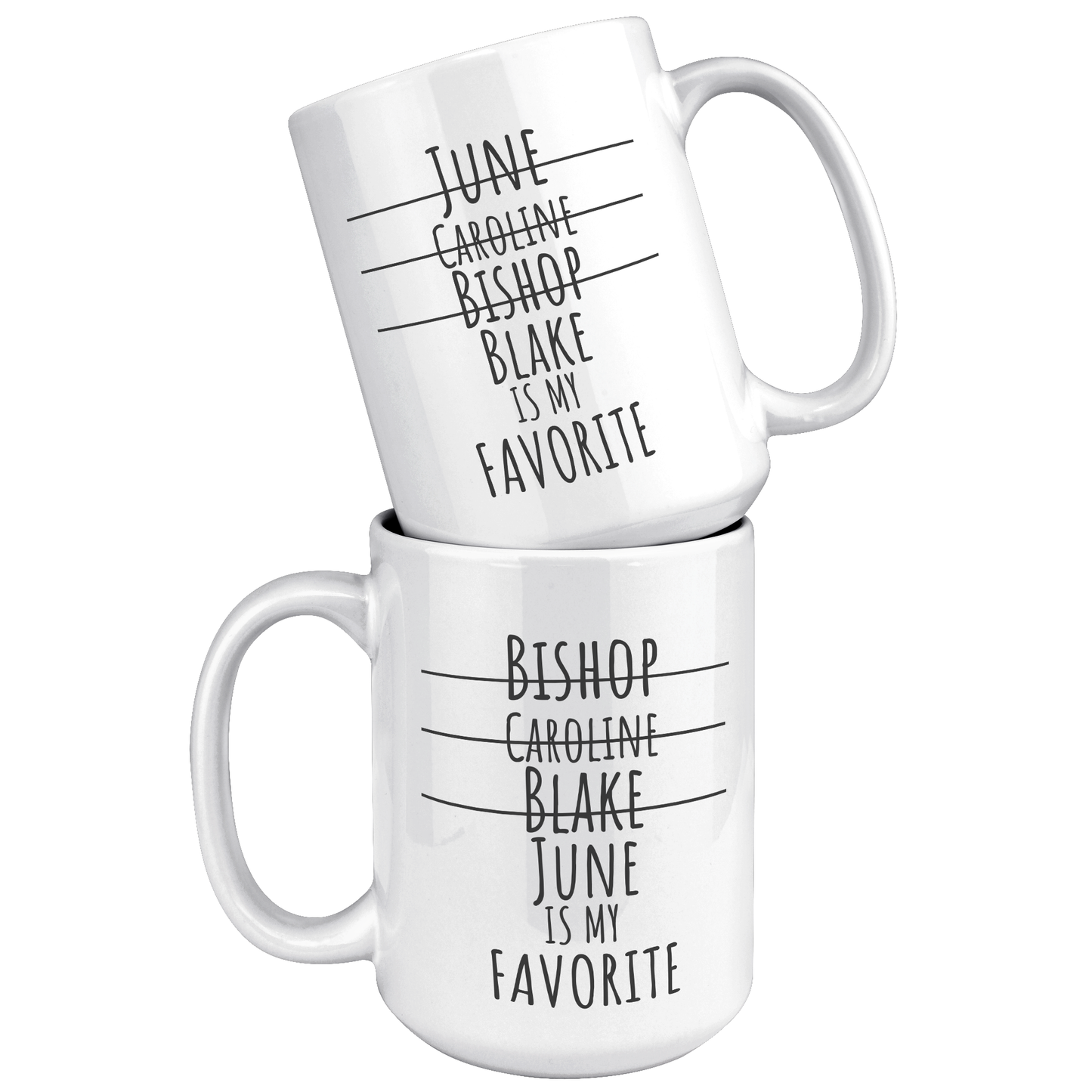 Personalized | Coffee Mug (Front/Back)| My Favorite