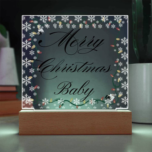 Personalized | Christmas | Holiday  Designed Acrylic Square Plaque