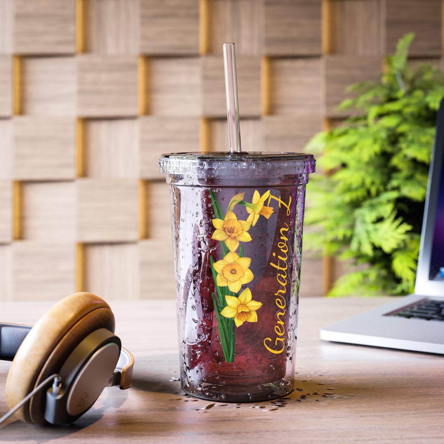 Wild Flower Gen- Z | Iced Coffee Cup | Suave Acrylic Cup