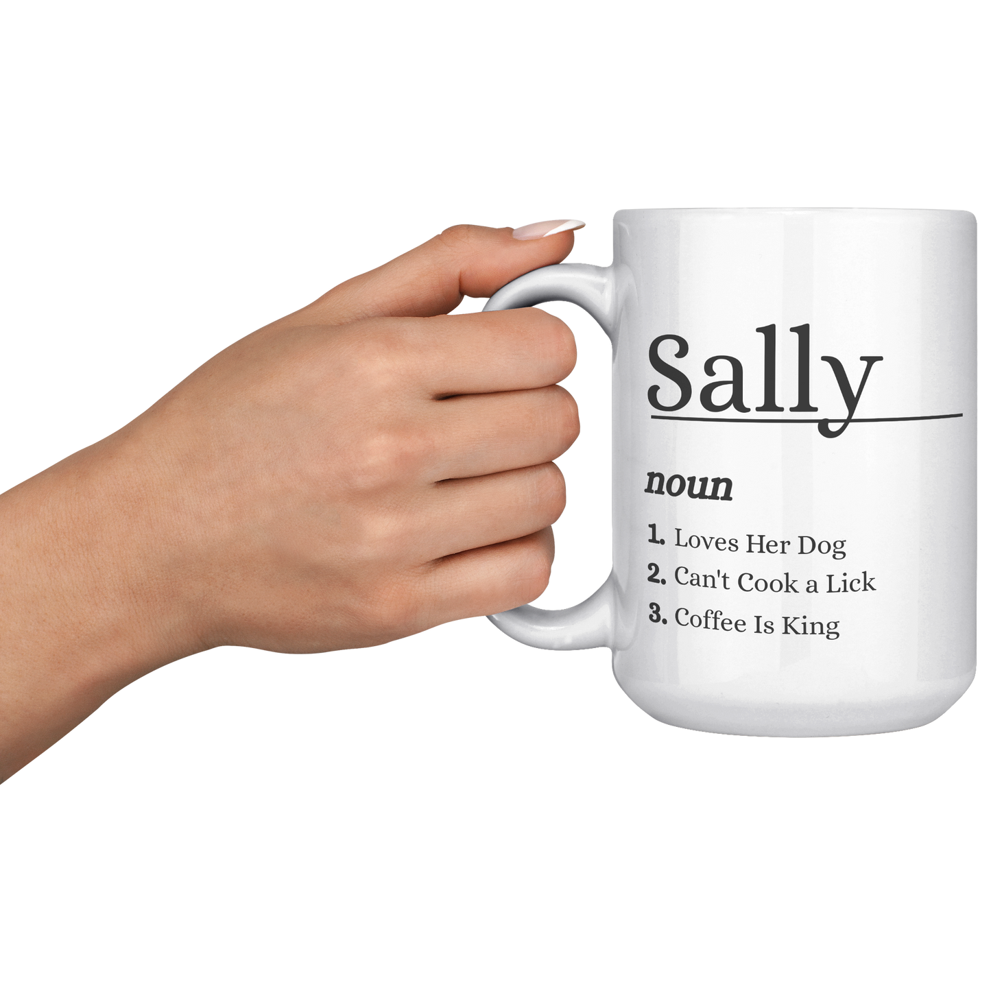 Personalize Name & Noun | 15oz White Mug