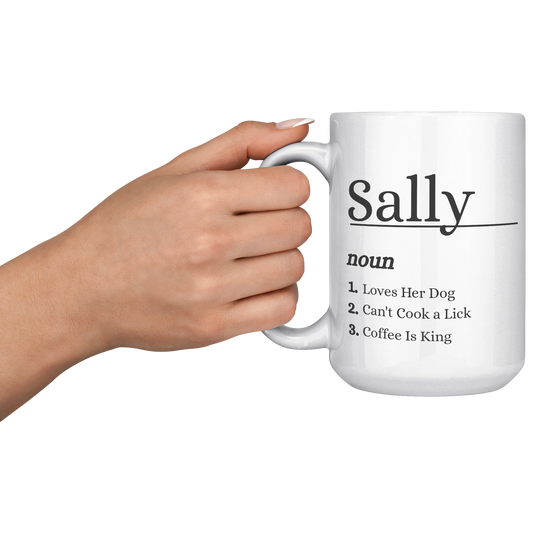 Personalize Name & Noun | 15oz White Mug
