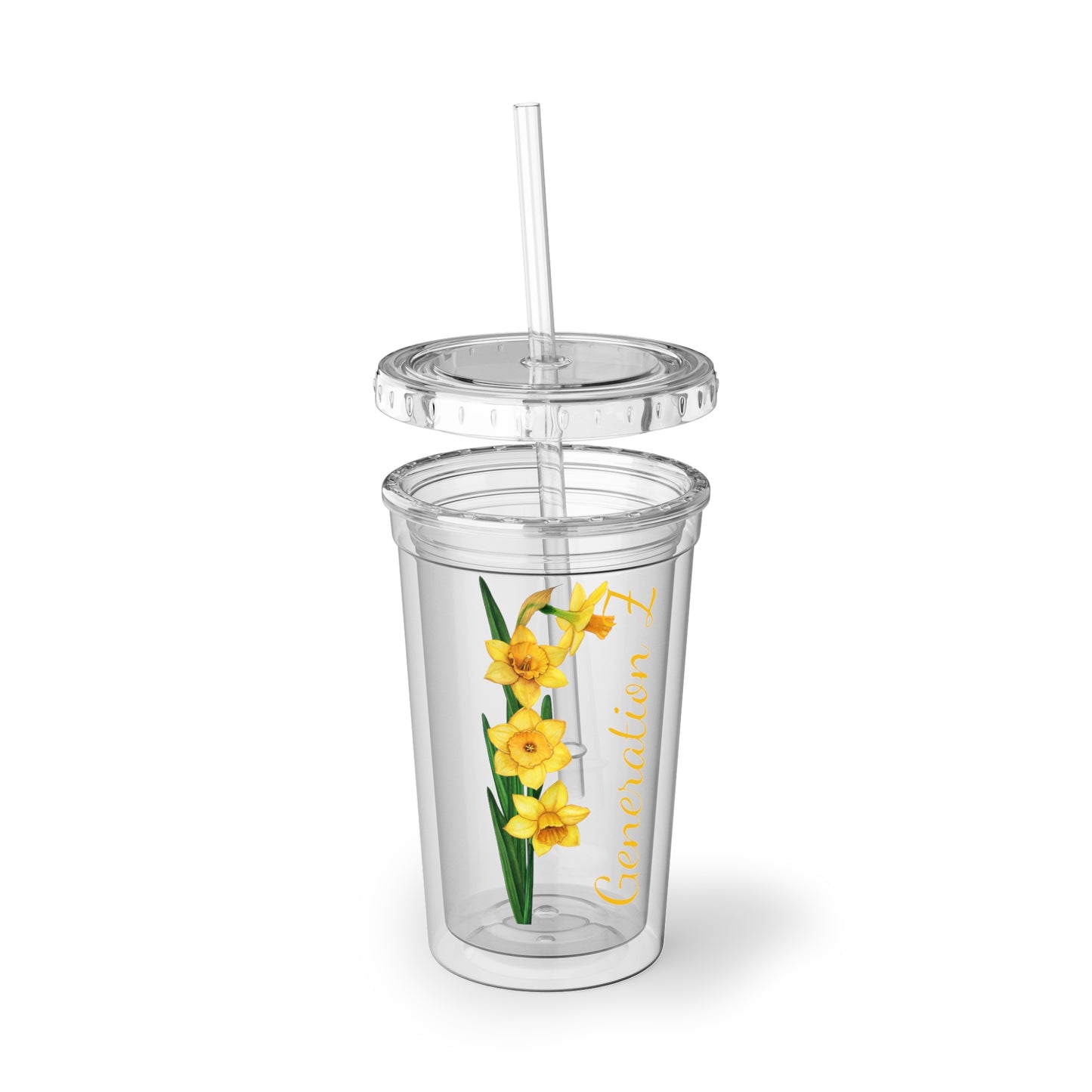 Wild Flower Gen- Z | Iced Coffee Cup | Suave Acrylic Cup