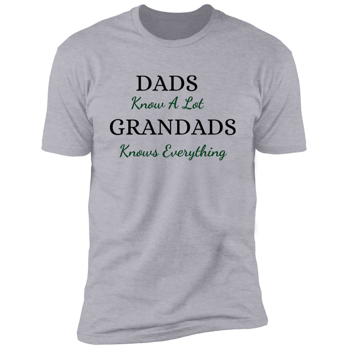 DADS & GRANDADS  T-SHIRT DADS KNOW A LOT | T-Shirt