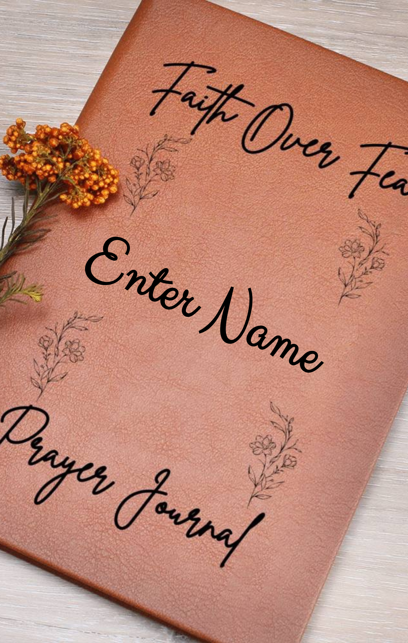 Personalized Graphic  Prayer and Every Day Journal