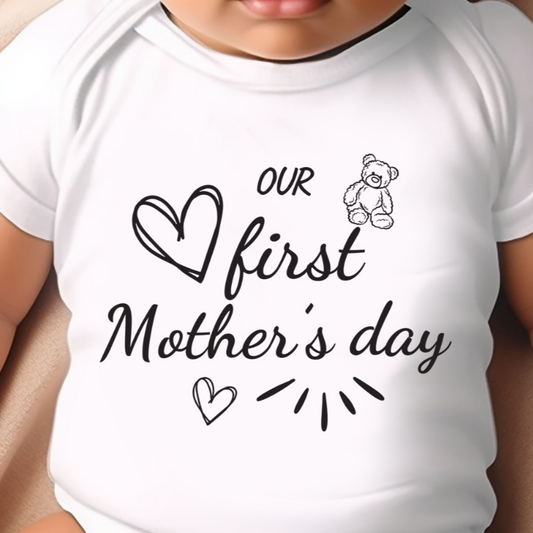 BABY'S FIRST MOTHER'S DAY    ONESIE BABY'S FIRST | MOTHER'S DAY | ONSIE