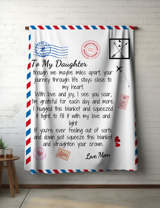 To My Daughter Blanket | Love Letter