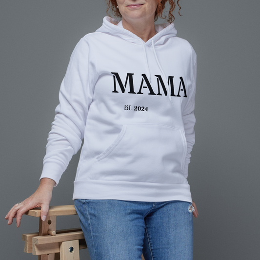 Personalized MAMA | Hoodie, Crewneck, T-Shirt | Eat. Year | Children Names (40 char.) limit