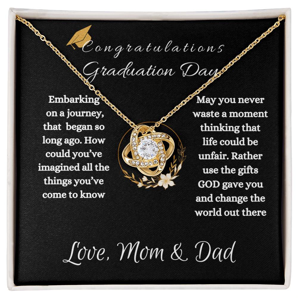 Graduation Surprise | Daughter Love Knot Necklace