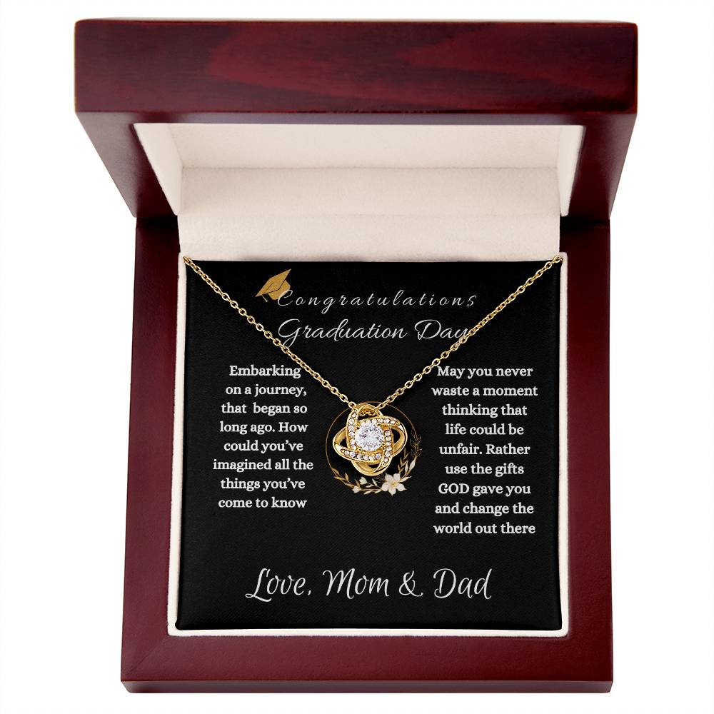 Graduation Surprise | Daughter Love Knot Necklace