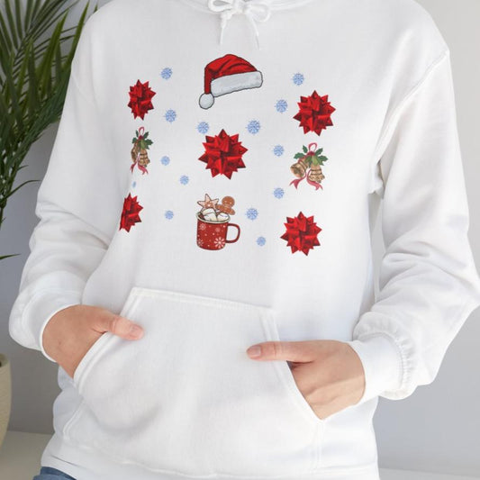 Christmas Holiday Hooded Sweatshirt or Tee