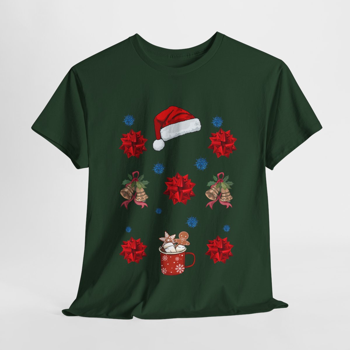 Christmas Holiday Hooded Sweatshirt or Tee